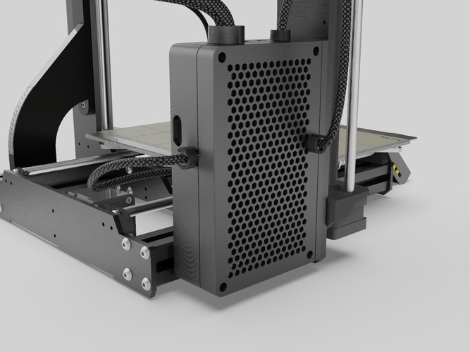 Case (YZ) for Prusa Einsy Board 3D Print 245021 Case (YZ) for Prusa Einsy Board 3D Print 245021