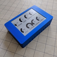 Small Case for Hit Point Tracker with E-Ink Display 3D Printing 245037