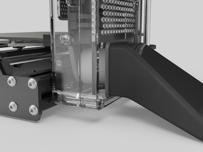 Fan Assembly for CaseYZ 3D Print 245039 Fan Assembly for CaseYZ 3D Print 245039