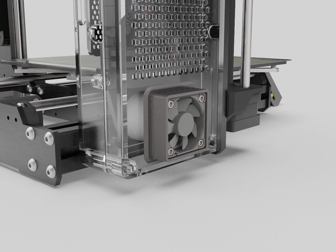 Fan Assembly for CaseYZ 3D Print 245040 Fan Assembly for CaseYZ 3D Print 245040