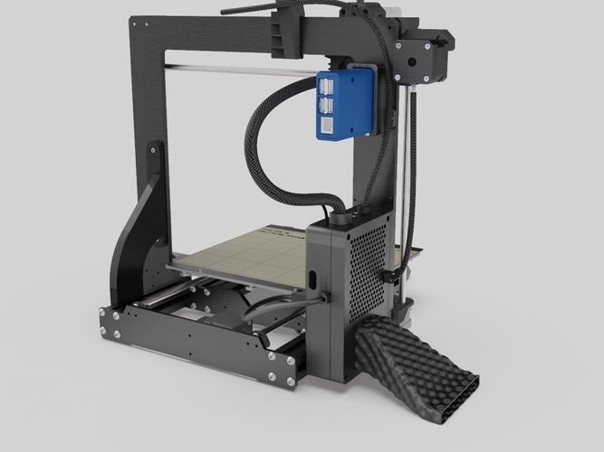 Fan Assembly for CaseYZ 3D Print 245043 Fan Assembly for CaseYZ 3D Print 245043