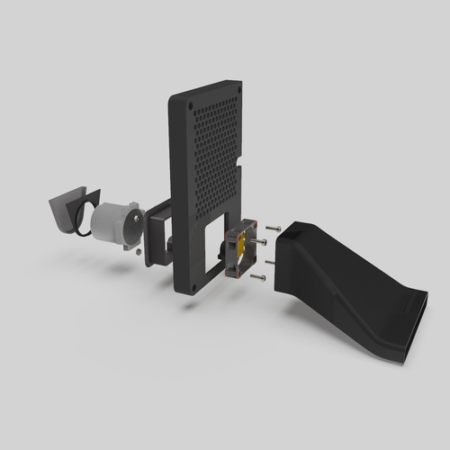 Fan Assembly for CaseYZ 3D Print 245045 Fan Assembly for CaseYZ 3D Print 245045