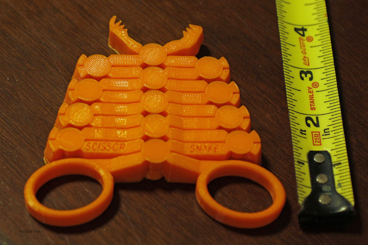 Scissor Snake Family 3D Print 24519
