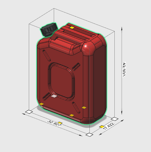 Jerrycan 1/10 3D Print 245292 Jerrycan 1/10 3D Print 245292