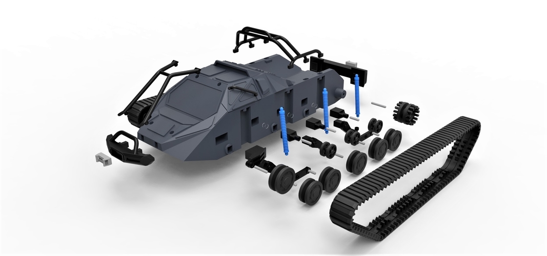 Diecast model Ripsaw EV2 pickup body Scale 1:24 3D Print 245319 Diecast model Ripsaw EV2 pickup body Scale 1:24 3D Print 245319