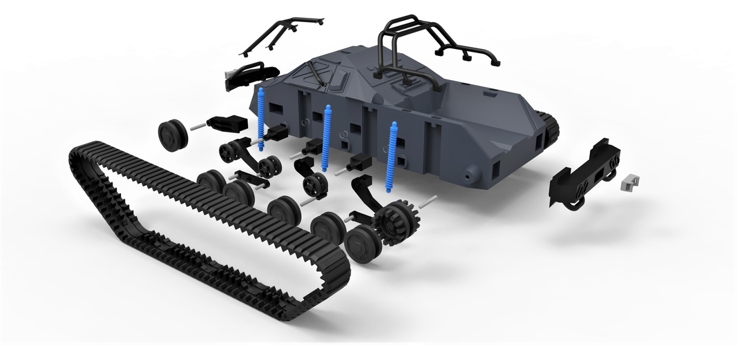 Diecast model Ripsaw EV2 pickup body Scale 1:24 3D Print 245321 Diecast model Ripsaw EV2 pickup body Scale 1:24 3D Print 245321