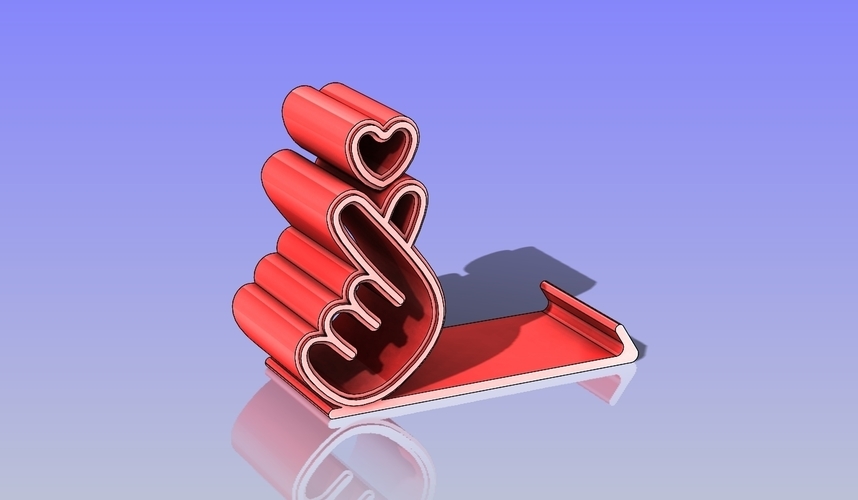 Couple phone holder 8 3D Print 245670 Couple phone holder 8 3D Print 245670