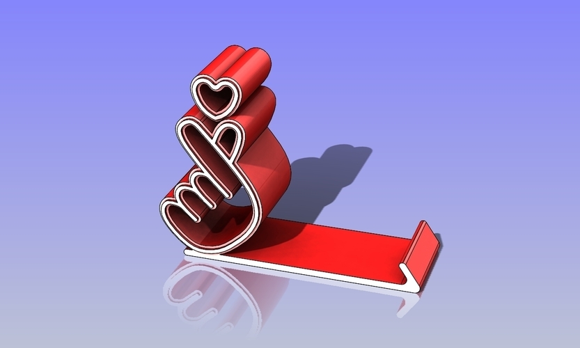 Couple phone holder 8 3D Print 245671 Couple phone holder 8 3D Print 245671