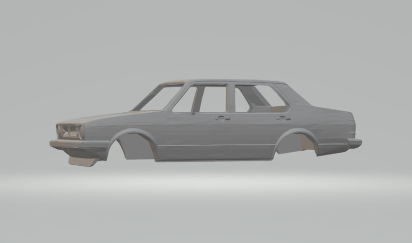 jetta mk1 slot car 3D Print 245725 jetta mk1 slot car 3D Print 245725