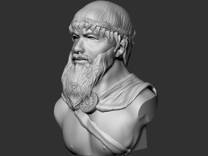 Leonidas Bust 3D Print 245939 Leonidas Bust 3D Print 245939