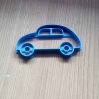 Small VINTAGE CAR COOKIE CUTTER 3D Printing 245978