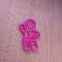 Small GINGERBREAD MAN COOKIES CUTTER 3D Printing 245982