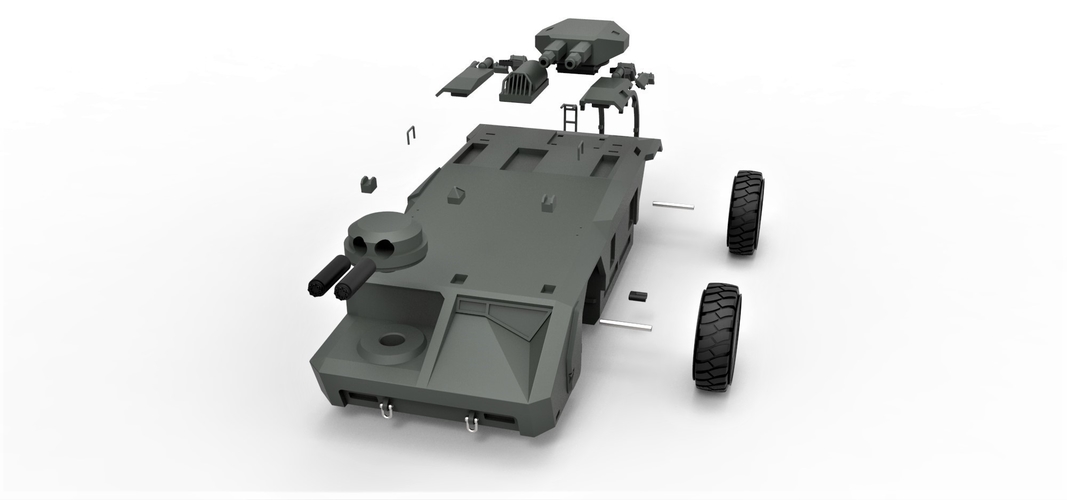 Diecast model M577 from Aliens Scale 1:32 3D Print 246103 Diecast model M577 from Aliens Scale 1:32 3D Print 246103