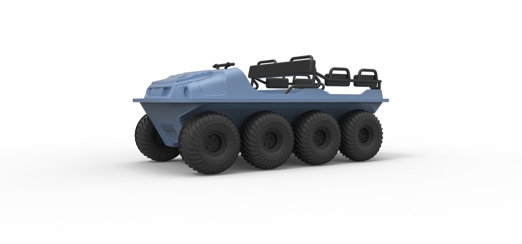 Diecast Argo 750 HD 8x8 Scale 1:18 3D Print 246180 Diecast Argo 750 HD 8x8 Scale 1:18 3D Print 246180