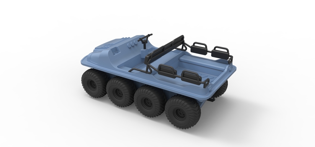 Diecast Argo 750 HD 8x8 Scale 1:18 3D Print 246188 Diecast Argo 750 HD 8x8 Scale 1:18 3D Print 246188