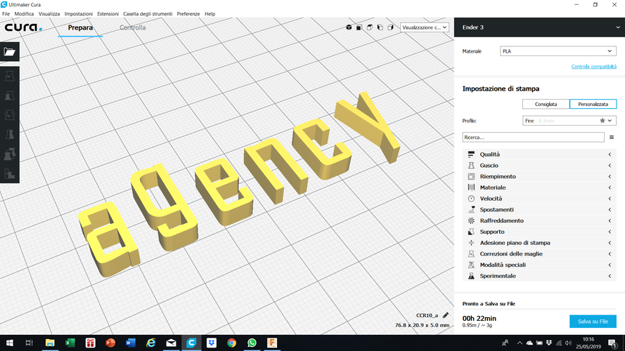 AGENCY font lowercase 3D letters STL file 3D Print 246207 AGENCY font lowercase 3D letters STL file 3D Print 246207