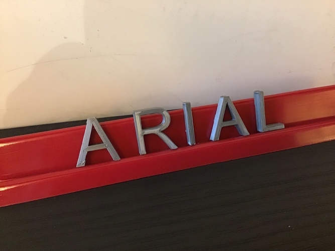 ARIAL font uppercase 3D letters STL file 3D Print 246209 ARIAL font uppercase 3D letters STL file 3D Print 246209
