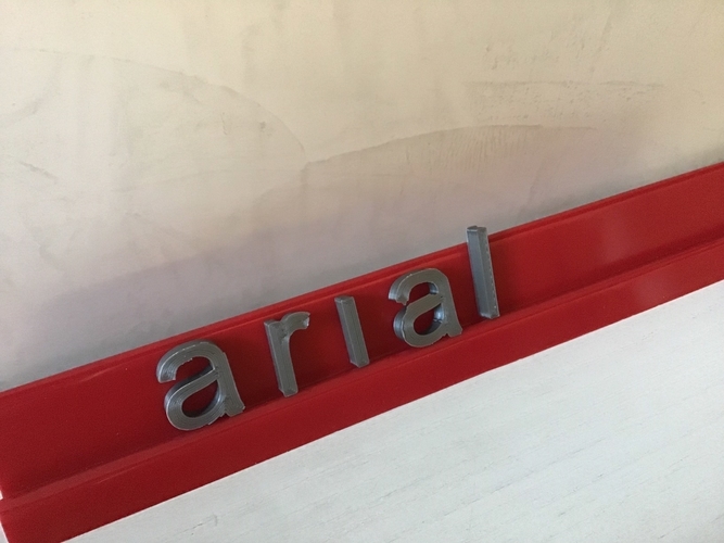 ARIAL font lowercase 3D letters STL file 3D Print 246215 ARIAL font lowercase 3D letters STL file 3D Print 246215