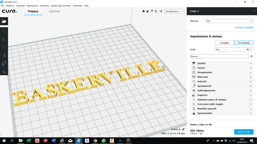 BASKERVILLE font uppercase 3D letters STL file 3D Print 246219 BASKERVILLE font uppercase 3D letters STL file 3D Print 246219