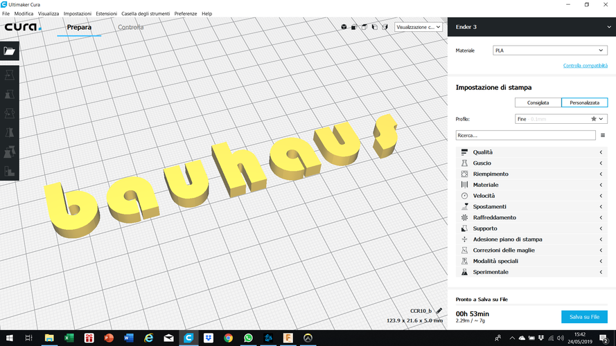 BAUHAUS font lowercase 3D letters STL file 3D Print 246231 BAUHAUS font lowercase 3D letters STL file 3D Print 246231