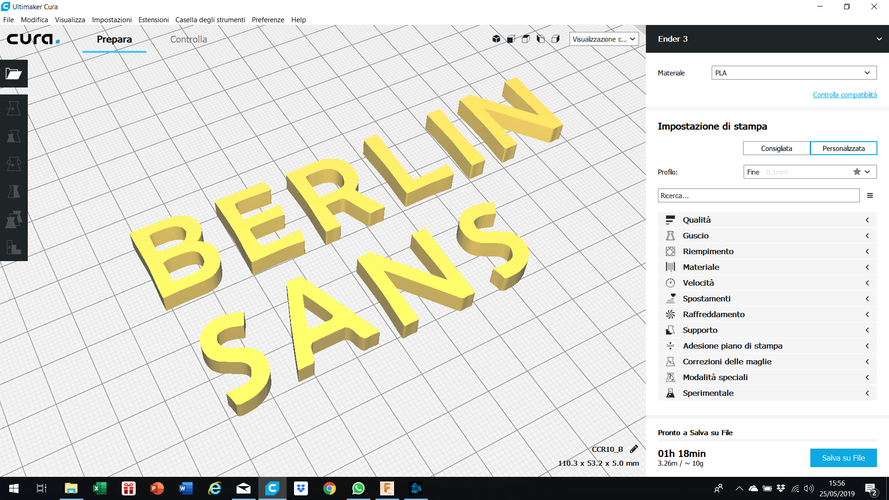 BERLIN SANS font uppercase 3D letters STL file 3D Print 246240 BERLIN SANS font uppercase 3D letters STL file 3D Print 246240