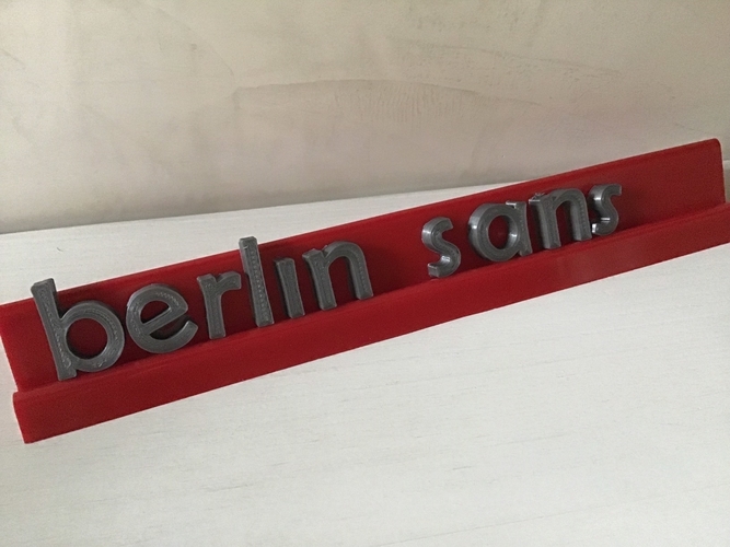 BERLIN SANS font lowercase 3D letters STL file 3D Print 246242 BERLIN SANS font lowercase 3D letters STL file 3D Print 246242
