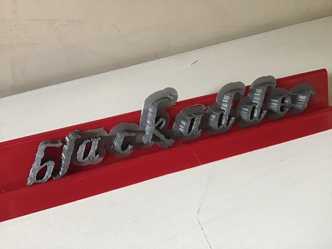 BLACKADDER font lowercase 3D letters STL file 3D Print 246254 BLACKADDER font lowercase 3D letters STL file 3D Print 246254