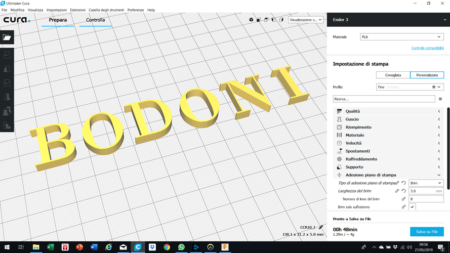BODONI font uppercase 3D letters STL file 3D Print 246270 BODONI font uppercase 3D letters STL file 3D Print 246270