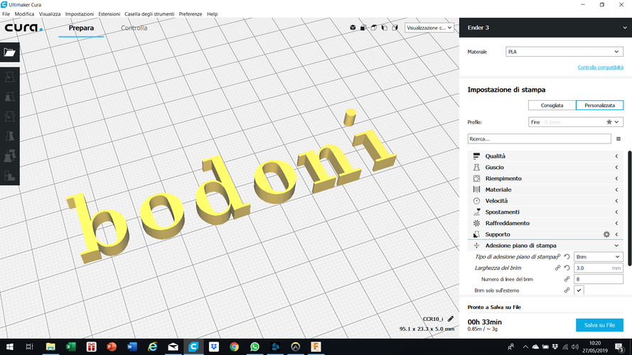 BODONI font lowercase 3D letters STL file 3D Print 246273 BODONI font lowercase 3D letters STL file 3D Print 246273