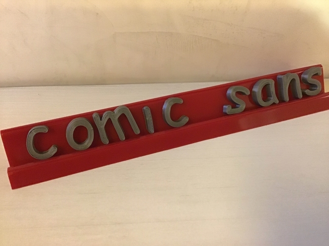 COMIC SANS font lowercase 3D letters STL file 3D Print 246290 COMIC SANS font lowercase 3D letters STL file 3D Print 246290