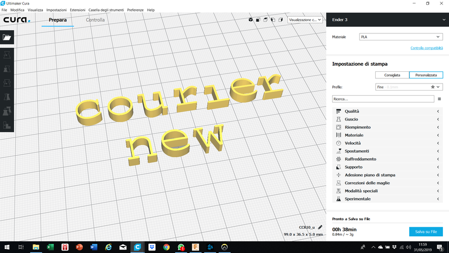 COURIER NEW font lowercase 3D letters STL file 3D Print 246297 COURIER NEW font lowercase 3D letters STL file 3D Print 246297