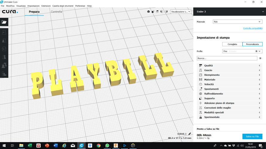 PLAYBILL font uppercase 3D letters STL file 3D Print 246348 PLAYBILL font uppercase 3D letters STL file 3D Print 246348