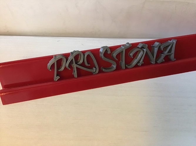 PRISTINA font uppercase 3D letters STL file 3D Print 246356 PRISTINA font uppercase 3D letters STL file 3D Print 246356