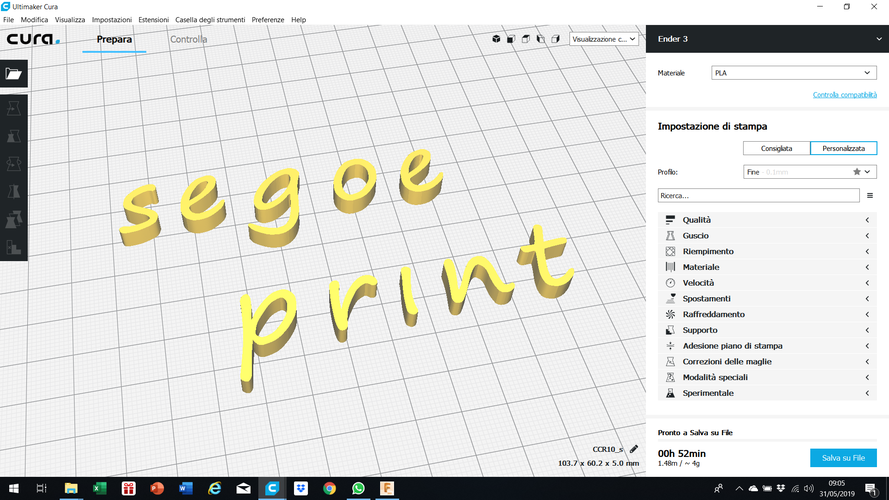 SEGOE PRINT font lowercase 3D letters STL file 3D Print 246375 SEGOE PRINT font lowercase 3D letters STL file 3D Print 246375