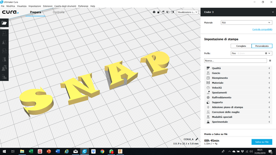 SNAP font lowercase 3D letters STL file 3D Print 246378 SNAP font lowercase 3D letters STL file 3D Print 246378