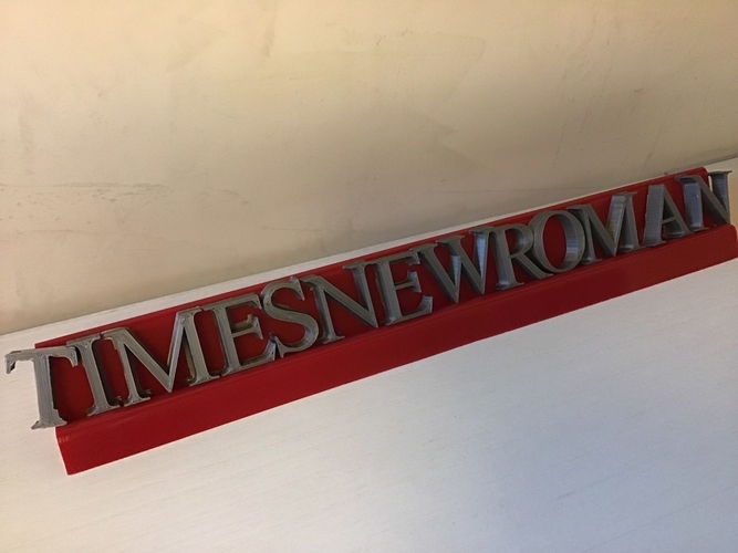 TIMES NEW ROMAN font uppercase 3D letters STL file 3D Print 246386 TIMES NEW ROMAN font uppercase 3D letters STL file 3D Print 246386