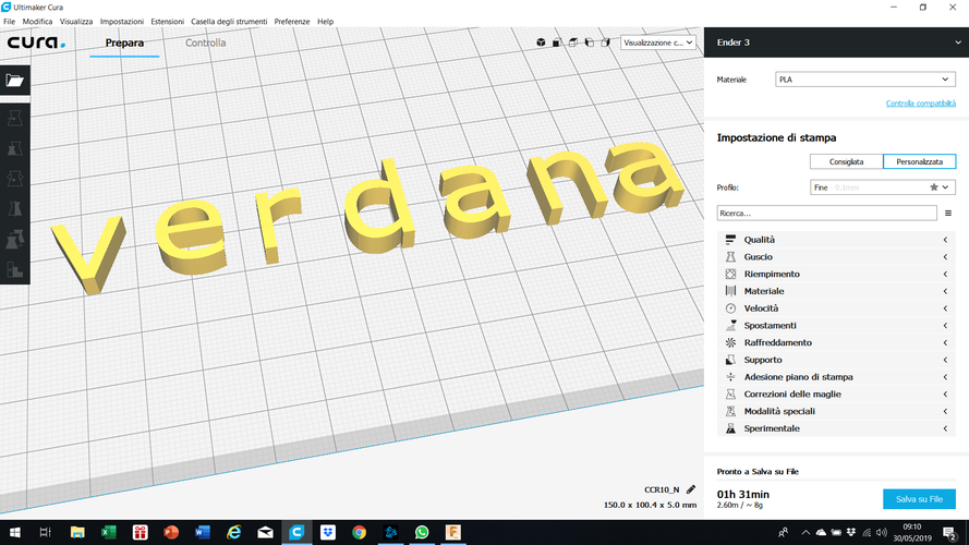 VERDANA font lowercase 3D letters STL file 3D Print 246393 VERDANA font lowercase 3D letters STL file 3D Print 246393