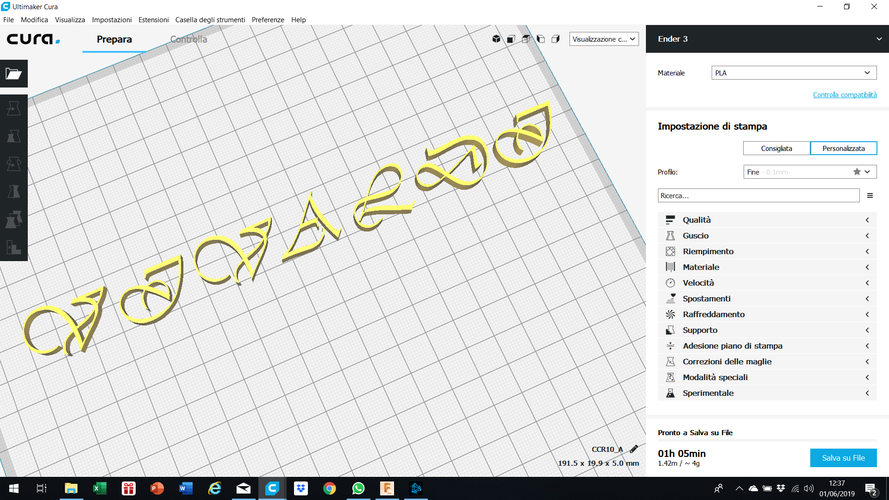 VIVALDI font uppercase 3D letters STL file 3D Print 246396 VIVALDI font uppercase 3D letters STL file 3D Print 246396