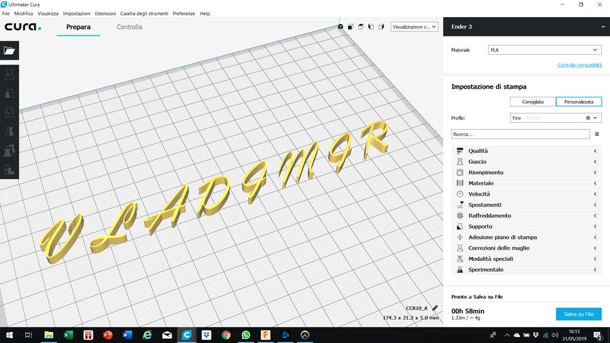 VLADIMIR font uppercase 3D letters STL file 3D Print 246402 VLADIMIR font uppercase 3D letters STL file 3D Print 246402