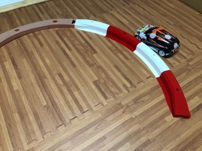 RC Track Barrier compatible with Mini-Z foam border 3D Print 246414 RC Track Barrier compatible with Mini-Z foam border 3D Print 246414
