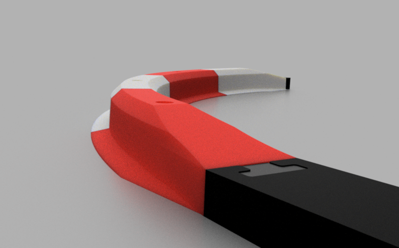 RC Track Barrier compatible with Mini-Z foam border 3D Print 246415 RC Track Barrier compatible with Mini-Z foam border 3D Print 246415