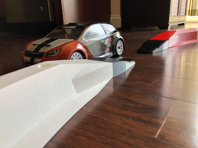 RC Track Barrier compatible with Mini-Z foam border 3D Print 246416 RC Track Barrier compatible with Mini-Z foam border 3D Print 246416