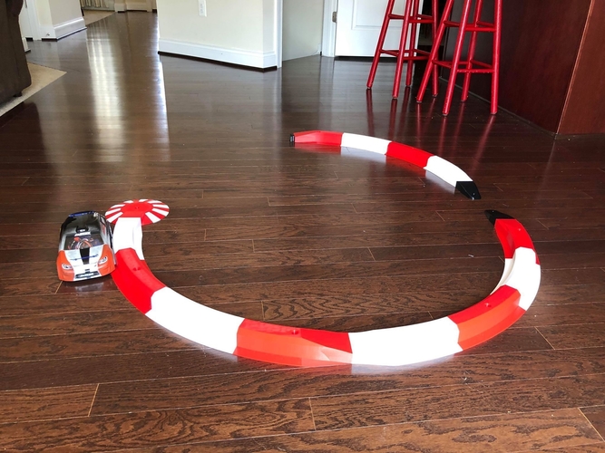 RC Track Barrier compatible with Mini-Z foam border 3D Print 246422 RC Track Barrier compatible with Mini-Z foam border 3D Print 246422