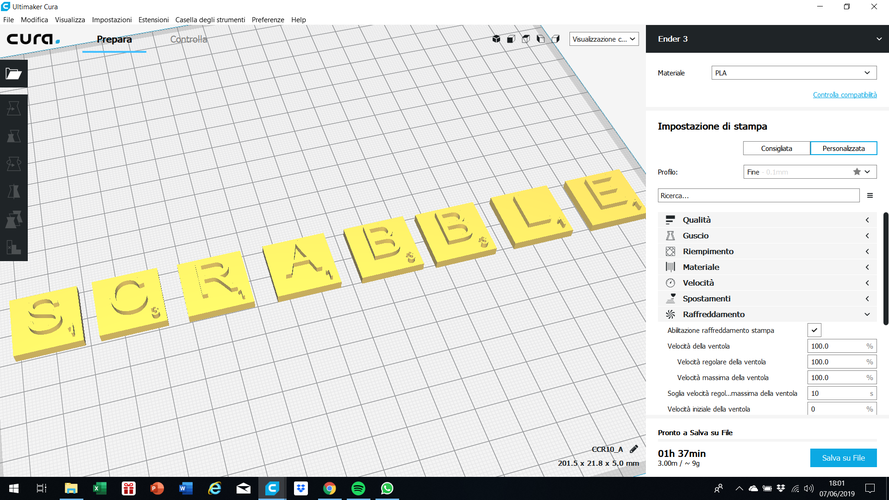SCRABBLE 3D Letters for English version board game stl file 3D Print 246528 SCRABBLE 3D Letters for English version board game stl file 3D Print 246528