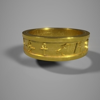 Small Egyptian Ring 3D Printing 246639