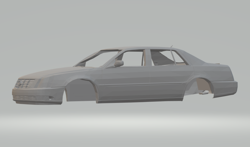 cadillac DTS SLOT CAR 3D Print 246715 cadillac DTS SLOT CAR 3D Print 246715