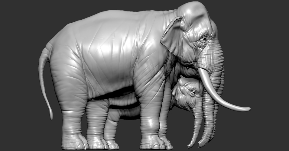 Elephant asian 3D Print 246741 Elephant asian 3D Print 246741