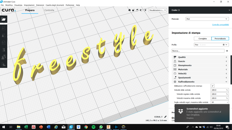 FREESTYLE font lowercase 3D letters STL file 3D Print 246749 FREESTYLE font lowercase 3D letters STL file 3D Print 246749