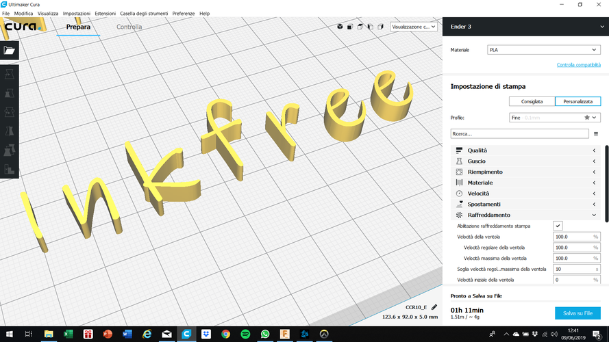 INKFREE font lowercase 3D letters STL file 3D Print 246755 INKFREE font lowercase 3D letters STL file 3D Print 246755