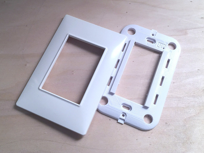 Vimar Plana - Insteon mini remote wall mount bracket 3D Print 246778